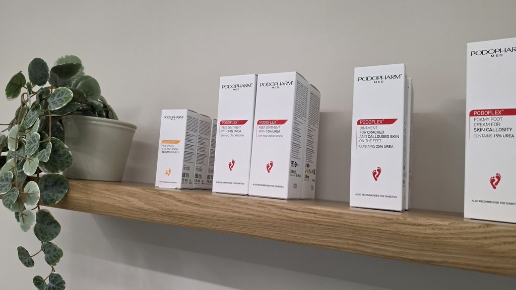 Podopharm voetverzorgingsproducten bij Footcare Eindhoven